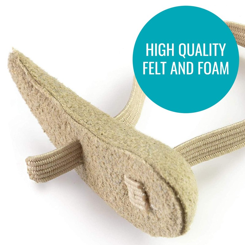 Steins Hammer Toe Crest Cushion and Buttress Pad Reduces Pressure