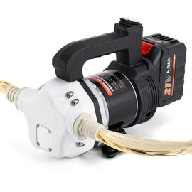 Poafamx DEF Transfer Pump, 10GPM 500W Diesel Exhaust Fluid Pump with 4.0Ah Battery, Cordless Electric Self Priming Water Pump, Diaphragm Pump for Urea, Fuel, Acidic or Alkaline Chemical Liquids