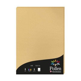 Clairefontaine Pollen Writing Paper, 21 x 29.7 cm, caramel