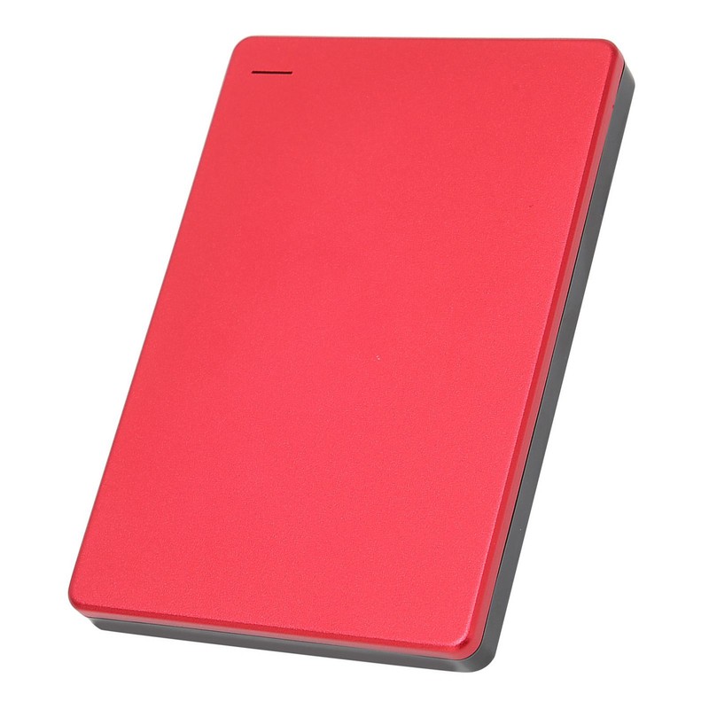 2.5in Red External HDD 6Gbps Transmission Portable External HDD Aluminum