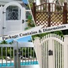 Gate Latch Key, Built in Stainless Steel Lock Tongue, Adjustable,