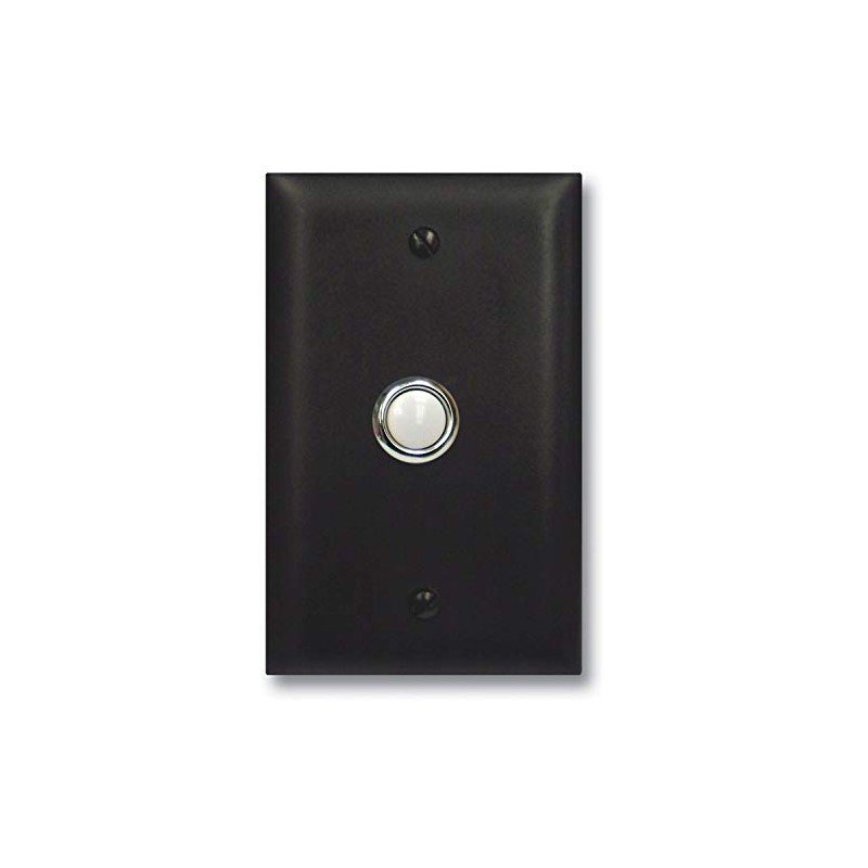 Door Bell Button Panel in Bronze