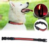 LED Dog Collar USB Rechargeable Solar Luminous Collar Adjustable Lighted