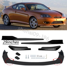 For Hyundai Tiburon Front Rear Bumper Lip Spoiler Splitter Body Kit Side Skirt