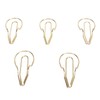 50Pcs Metal Pen Clips Multifunction Strong Clamping Force Electroplated Pen