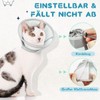 Supet Soft Cat Cone Collar, Air Fabric Cat Recovery Cone