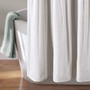 Lush Decor Linen Button Shower Curtain, 72" x 72", Blue