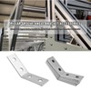 SYOWADA 6 PCS 1-5/8" Strut Channel Angle Bracket with 4