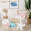 Shell Pillow Seashell Decorative Throw Pillows Pearlescent Sea Shell Toy