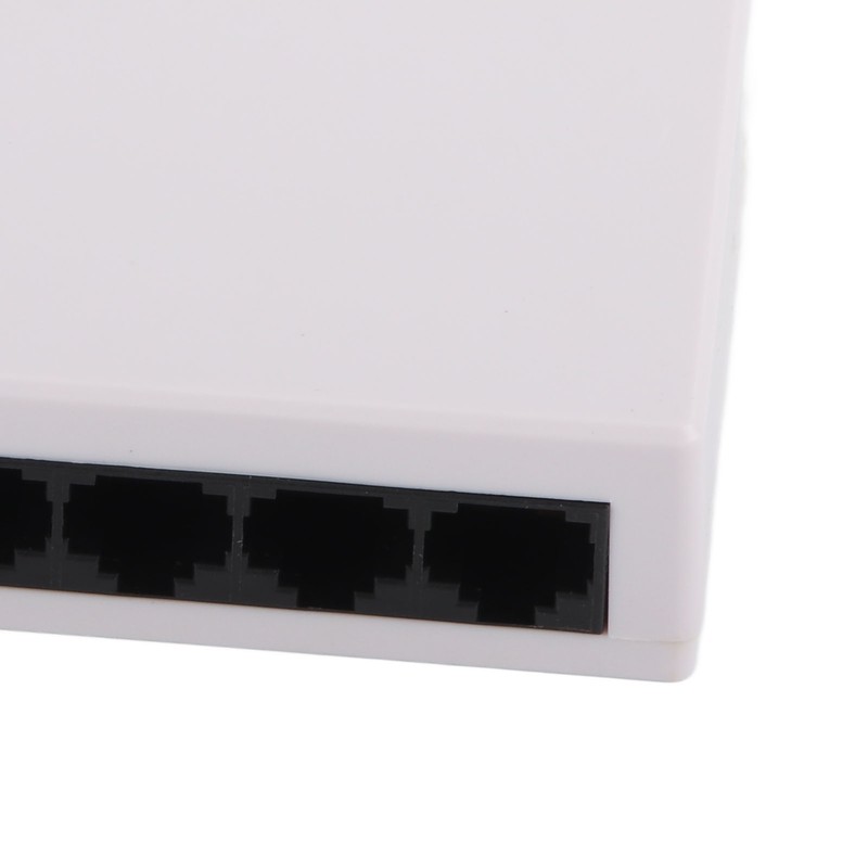 5 Port 10/100Mbps Ethernet Switch Plug and Play Unmanaged Home