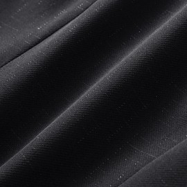 TRONSTORE Women's Suit 2 Piece Set Pinstripe Blazer and Bootcut Dressy Pants Set for Work Office Business Outfits-Black L