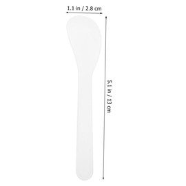 SAFIGLE 50Pcs Facial Spatula Mini Makeup Spatulas for Skincare and Face Masks Easy to Clean Versatile Mixing Sticks Gentle Skin for Esthetician Supplies