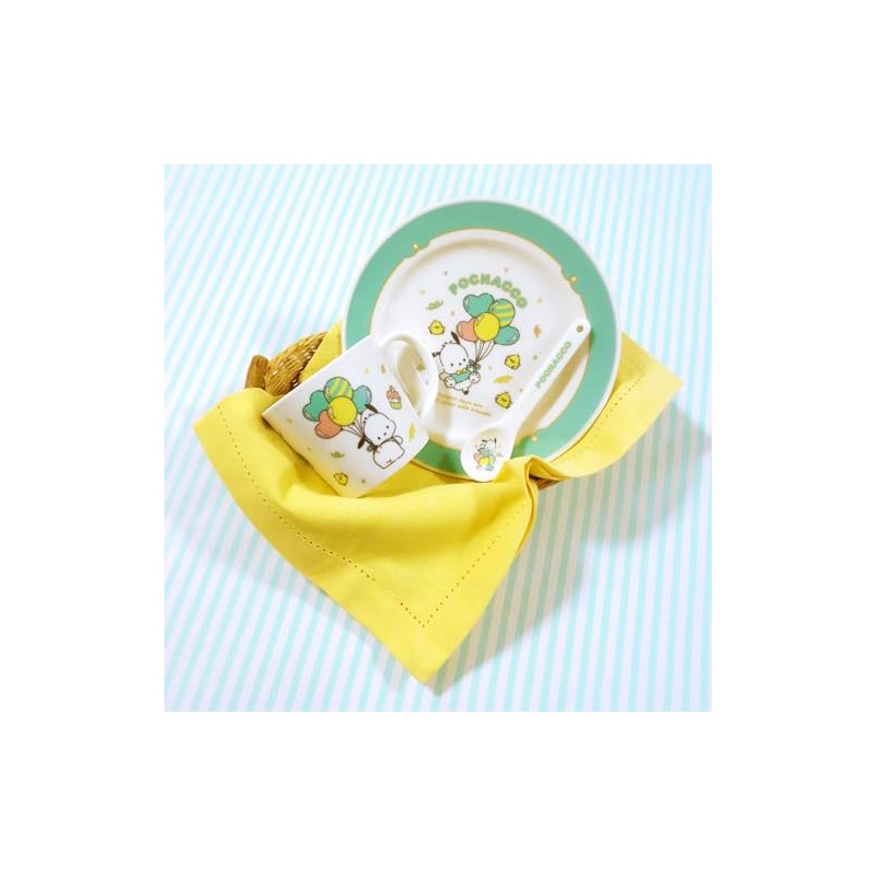 Sanrio 310153 Pochacco 35th Anniversary Plate, Approx. 7.9 inches (20