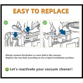 For BISSELL Replacement Belt Set for Bissell 3071 3072 3067 30673 3109 Carpet Cleaner Black