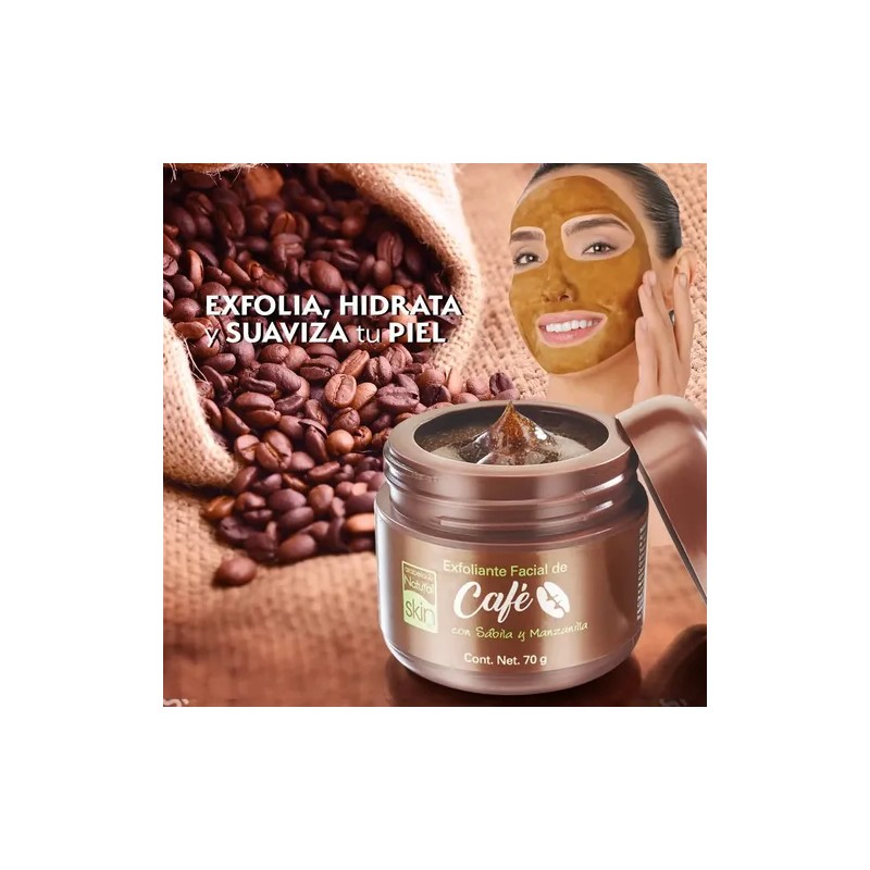 Exfoliante Facial De Café Skin Care Ojeras Natural Skin