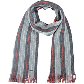 Joop! Men's Knitted Sound Radion (L x W) 180 x 23 cm, Grey, gray