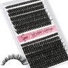 EYEVIS Lash Clusters Wispy 280PCS Eyelash Clusters 60D 80D Lashes