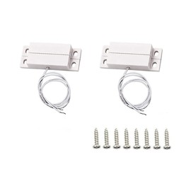 Magnetic Reed Switch MC-32 NC Surface Mount Door Window Alarm, Magneti Door Switch, Contact Sensor, for Home Security and Burglar Alarm Magnetic Reed Switch,Sets of 2