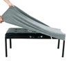SINOSSO Soft Velvet Bedroom Bench Cover, (48"- 62") L x