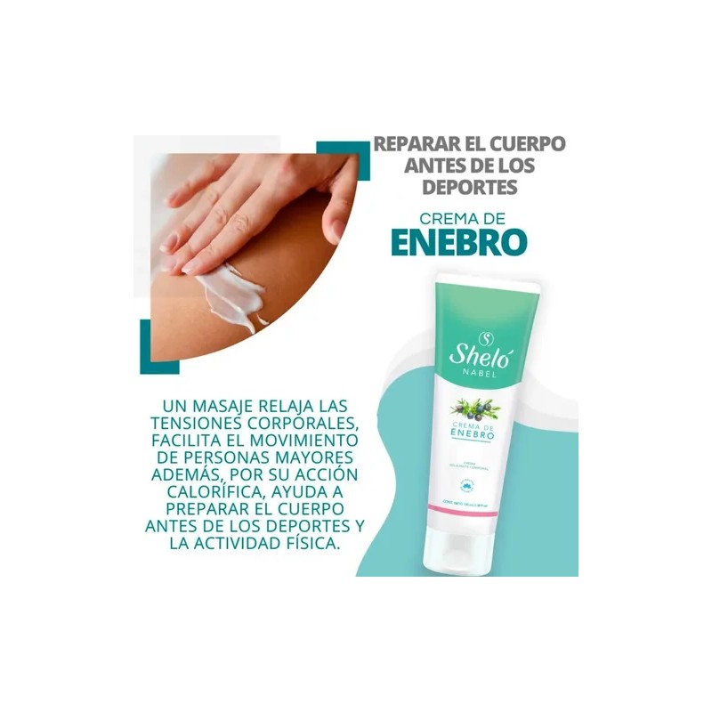 Crema De Enebro 2 Piezas Shelo Nabel