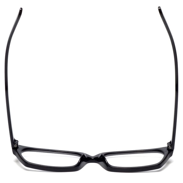 Calabria 4928 Classic Vintage Designer Reading Glasses +2.25 Black Womens Stylish One Power Readers Lightweight Eyeglasses