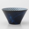 Asayu Japan Asanoha Indigo Salad Bowl – Medium Ceramic Bowl