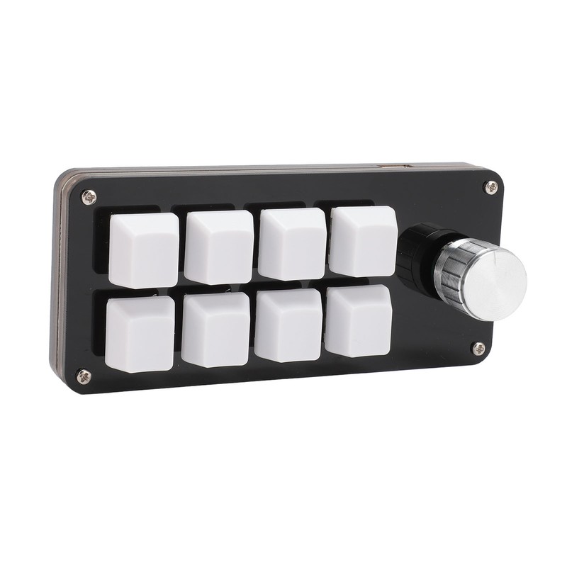 Mini 8 Key Keypad with Knob Hot Swappable Blue Switch