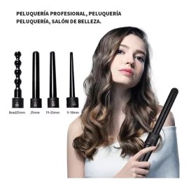 Estrella Ferros Rizadora Para Cabello Profesional De Cerámica 4 En 1