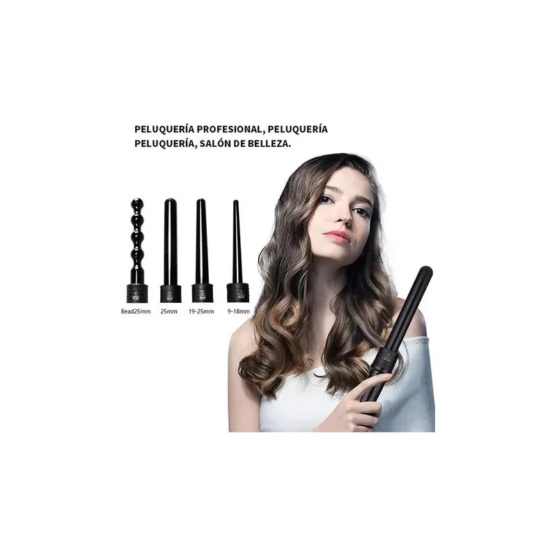 Estrella Ferros Rizadora Para Cabello Profesional De Cerámica 4 En