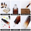 Segbeauty 0.34oz Glass Roller Bottles for Essential Oils, 5pcs Amber