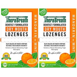 TheraBreath Dry Mouth Lozenges – Zinc, 100ct (2-Pack)