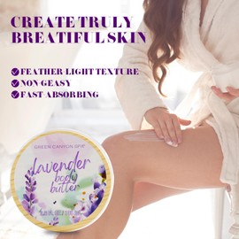 Princess Belle Lavender Body Butter For Dry Skin, Body Butter for Women, Lavender Lotion, Body Butters for Deep Moisturizing and Hydrating, Natural Body Butter