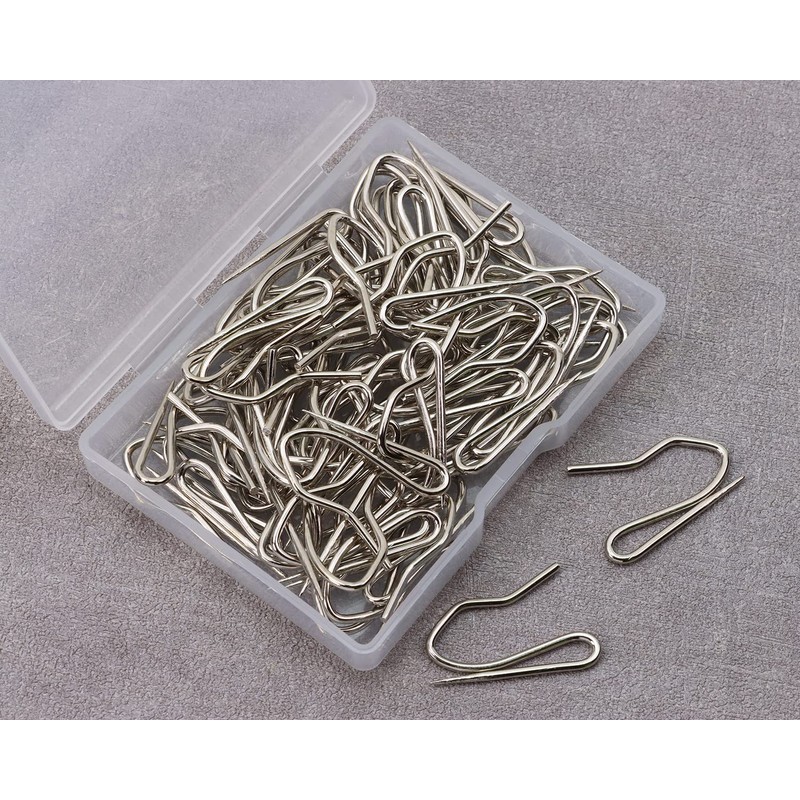 Mini Skater 30Pcs Curtain Hooks Pin-On Drapery Hooks Living Room