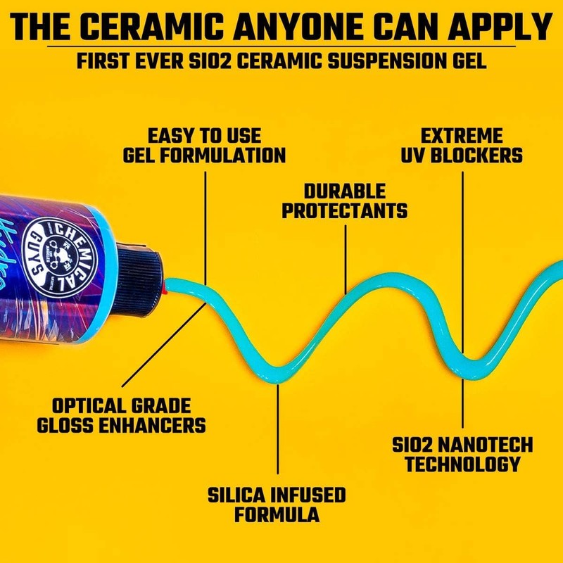 Chemical Guys HydroSlick Intense Gloss SiO2 Ceramic Coating HyperWax -