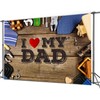 Dudaacvt 8X6FT Happy Father's Day Photography Backdrop Decorations I Love