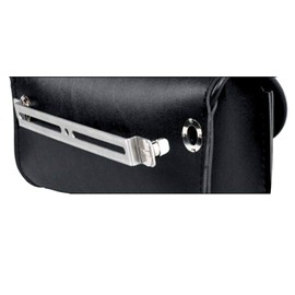 Dowco Willie & Max 58011-00 Synthetic Leather Removable Motorcycle Windshield Bag: Black, Universal Fit, 11.5 Liter Capacity,Large