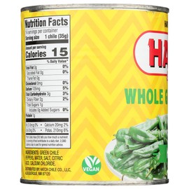 Hatch Chili Company Hatch Whole Green Chilies, 27-Ounce (Pack of 3)
