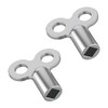 Pack of 2 bleed keys, heating bleed keys, heating bleed