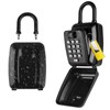 PZJFH Key Safe Lock Box Outdoor Hangable Weatherproof Portable Lock