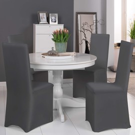 Beautissu Leona Banquet Chair Cover, 45 x 90 cm, Stretch Chair Cover, Elegant Bi-Elastic, Oeko-Tex Standard Selection