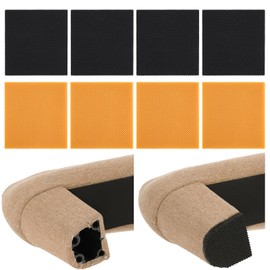 EXEXIUO 8pcs High Heels Patch Square Sole Repair Tips Rubber Boot Heel Replacement Sole Protectors Non-Slip Heel Replacements High Heel Tread Pad(2.44" x 2.44")