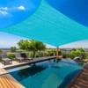 Amagenix Shade Sail - Custom Size Turquoise Mixed Shade Sail