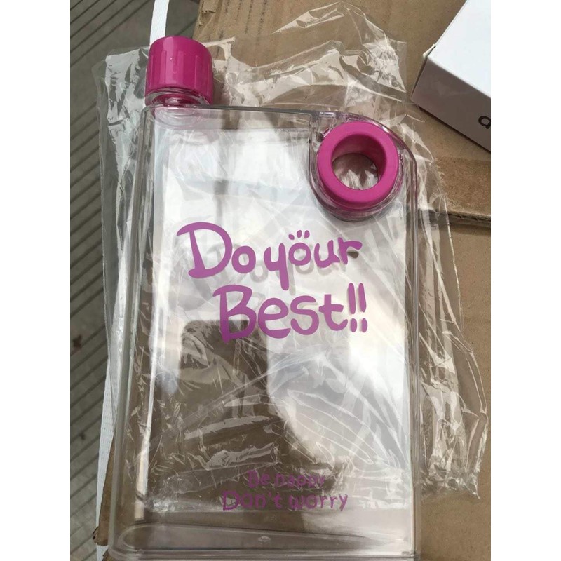 GS1 A5 Notebook water bottle (Black)