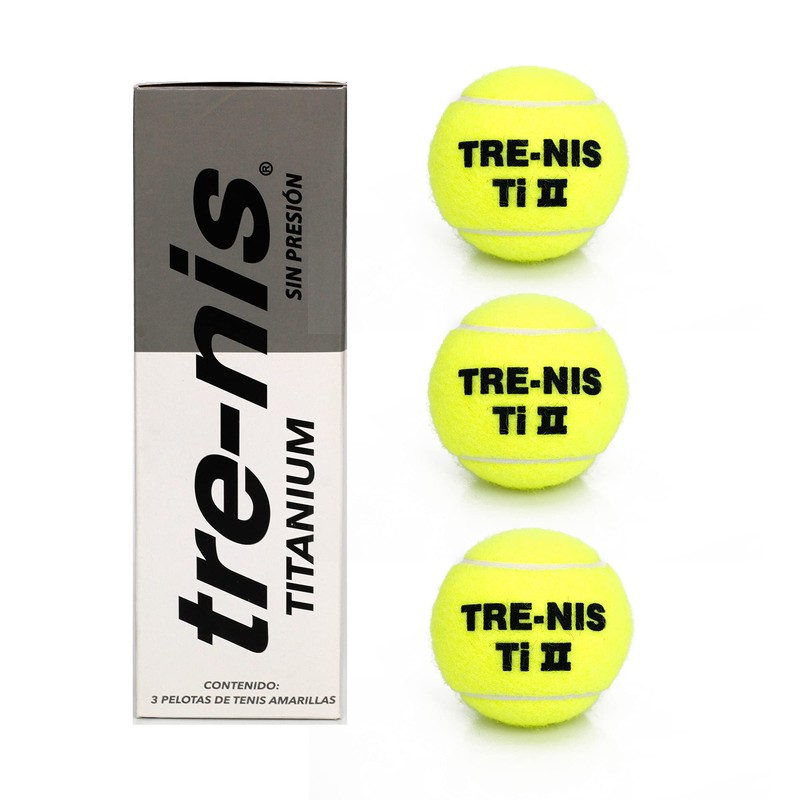 Pelota de Tenis modelo Titanium II 1 envase con tres