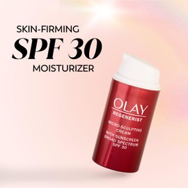 Olay Regenerist Micro-Sculpting Cream Face Moisturizer with Sunscreen SPF 30, Anti-Aging Daytime Facial Moisturizer, Hydrating Face Cream with Amino-Peptide Complex and Niacinamide, 0.5 oz