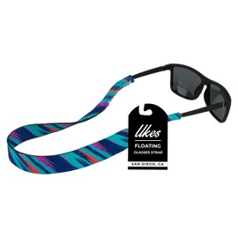 Ukes Premium Sunglass Strap - Durable & Soft Glasses Strap Designed with Floating Neoprene Material - Secure fit for Your Glasses and Eyewear. (The Strokes)