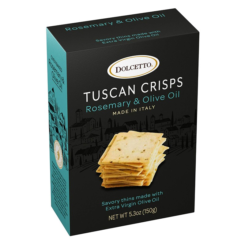 dolcetto Tuscan Crisps - Rosemary & Olive Oil | 5.3oz
