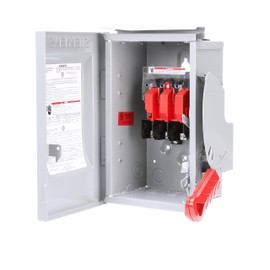 Siemens HNF361R 30-Amp 3 Pole 600-volt 3 Wire Non-Fused Heavy Duty Safety Switches