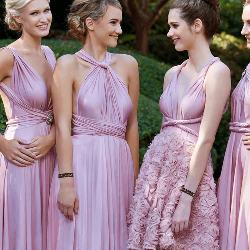 Risipu 20 Pcs Team Bride Hen Party Accessories Wristbands Sets,