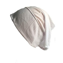New Under Hijab Scarf Tube Stretchable Bonnet Cap (White)